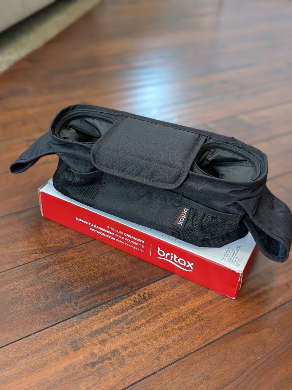 Britax stroller organizer cup holder
